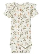 Nbflavo Evi Ss Slim Body Lil Bodies Short-sleeved White Lil'Atelier