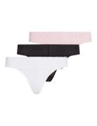Low Rise Bikini 3Pk Trusser, Tanga Briefs Multi/patterned Calvin Klein
