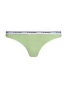 Thong 3Pk G-streng Undertøj Green Calvin Klein