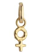 Feminine Power Charm Halskæde Hængesmykke Gold Enamel Copenhagen