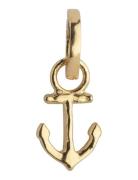 Steady Anchor Charm Halskæde Hængesmykke Gold Enamel Copenhagen