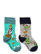 Pettson & Findus Socks 2-Pack Mix 22-24 Socks & Tights Socks Multi/pat...