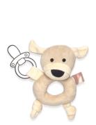 Ring Rattle Grey Mel Elephant Toys Baby Toys Rattles Multi/patterned G...