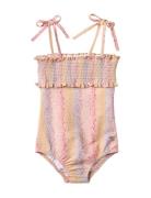 Swimsuit Selma Badedragt Badetøj Pink Wheat