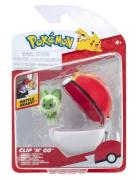 Pokemon Clip N Go Sprigatito With Repeat Ball Toys Playsets & Action F...
