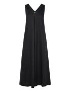 Dress Knælang Kjole Black United Colors Of Benetton
