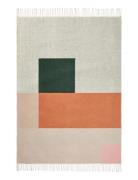 Brick Throw Home Textiles Cushions & Blankets Blankets & Throws Orange...