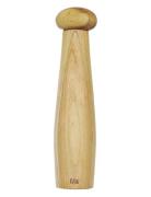 Raw Teak Ceramic Pepper Grinder Tall H27.5 X D6.5Cm. 1 Pcs. Home Kitch...