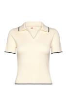 Faith Sweater Polo Egret Tops T-shirts & Tops Polos Cream Levi's®