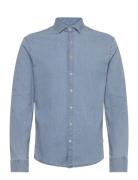 Soft Indigo Stretch Shirt L/Ssoft Indigo Stretch Shirt L/S Tops Shirts...