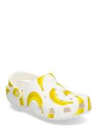 Classic Fresh Fruits Clog Shoes Mules & Slip-ins Flat Mules White Croc...
