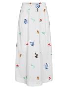 Nuvalentine Skirt Skirts Knee-length & Midi Skirts White Nümph