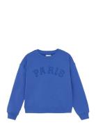 Sweatshirt Tops Sweatshirts & Hoodies Sweatshirts Blue Creamie