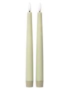 Rustic Finish Led Taper Candle 2-Pack Home Decoration Candles Led Cand...