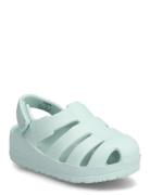 Flip-Flops With Velcro Straps Shoes Summer Shoes Sandals Green Mango