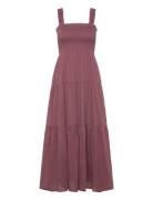 Nudall Maxi Dress Sl Maxikjole Festkjole Purple Lollys Laundry