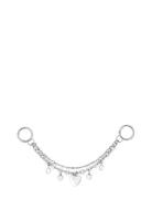 Chain W. Pearly Heart Bag Charm Rygsæk Taske Silver SUI AVA