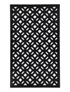 Door Mat Rubber Rectangular Home Textiles Rugs & Carpets Door Mats Bla...