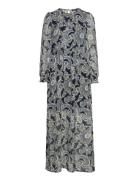 Sltiana Dress Maxikjole Festkjole Multi/patterned Soaked In Luxury