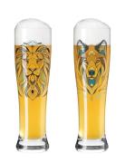 Brauchzeit Ölglas Vete 2-P Home Tableware Glass Beer Glass Nude Ritzen...