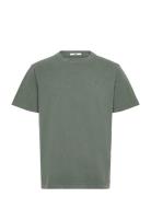 Cave Tee White Tops T-Kortærmet Skjorte Green NEUW