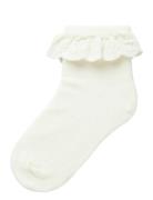 Nmfdertrud Sock Lil Sokker Strømper Cream Lil'Atelier