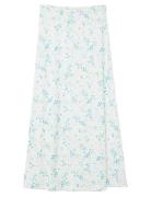 Vmsomya Hw Long Skirt Vma Maxikjole Festkjole White Vero Moda