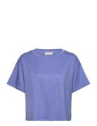 Gwynet Tee Tops T-shirts & Tops Short-sleeved Blue Residus