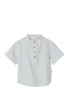 Nmmjesper Ss Loose Shirt Lil Tops Shirts Short-sleeved Shirts Blue Lil...