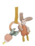 Rattle With Wood Ring - Rabbit - Trois Petits Lapins Toys Baby Toys Ra...