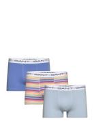 Stripe Print Trunk 3-Pack Boxershorts Navy GANT