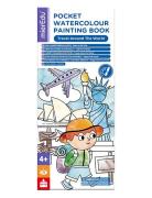 Pocket Watercolouring Book - Travel Around The World Toys Creativity D...