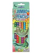 6 Double-Sided Jumbo Pencils Toys Creativity Drawing & Crafts Drawing ...
