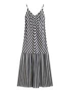Maxi Chevron Striped Strap Dress Maxikjole Festkjole Multi/patterned G...