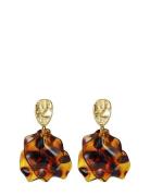 Paloma Small Earring Ørestickere Smykker Black Bud To Rose