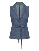 Jacket Blazers Sleeveless Blazers Blue United Colors Of Benetton