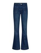 Ivy-Ann Charlotte Jeans Wash Camden Bottoms Jeans Flares Navy IVY Cope...