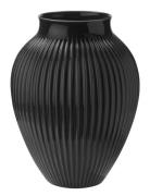 Knabstrup Vas Ripple Home Decoration Vases Big Vases Black Knabstrup K...