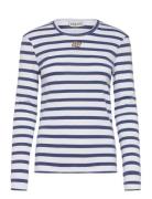 Pote Tops T-shirts & Tops Long-sleeved Blue Munthe