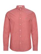 Slim Classic Poplin Shirt Tops Shirts Casual Pink GANT