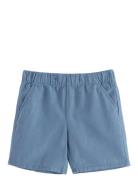 Shorts Linen Blended Bottoms Shorts Navy Lindex