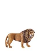 Schleich Lion Roaring Toys Playsets & Action Figures Animals Beige Sch...