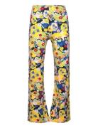 Flowers Aop Flared Trousers Bottoms Trousers Multi/patterned Mini Rodi...