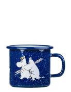 Moomin Enamel Mug Home Meal Time Cups & Mugs Cups Blue MUMIN