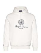 Fleece Graphic Hoodie Tops Sweatshirts & Hoodies Hoodies White Polo Ra...