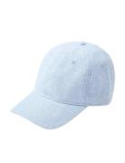 Cap Roundpeak Linen Accessories Headwear Caps Blue Lindex