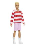 Fashionistas Ken Doll #241 In Red Striped Top And Pink Shorts With Whi...