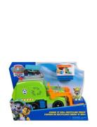 Paw Patrol Rocky Crush N' Roll Recycling Truck Toys Playsets & Action ...