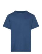 Chest Inst.logo Ss T-Shirt Tops T-Kortærmet Skjorte Navy Calvin Klein