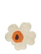 Unikko Shape Mat 73X74 Cm Home Textiles Rugs & Carpets Cotton Rugs & R...